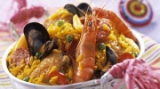 Paella au fruit de mer