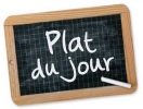 plat du jours poulet + café